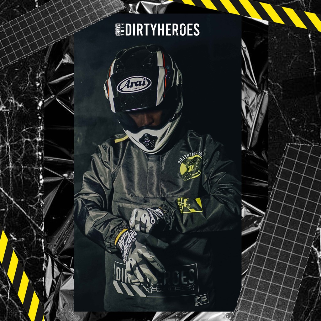 DIRTY HEROES HELMET MX SERIES | ANORAK | JAKET | WINDBREAKER | SUPERMOTO | MOTARD | MOTOCROSS