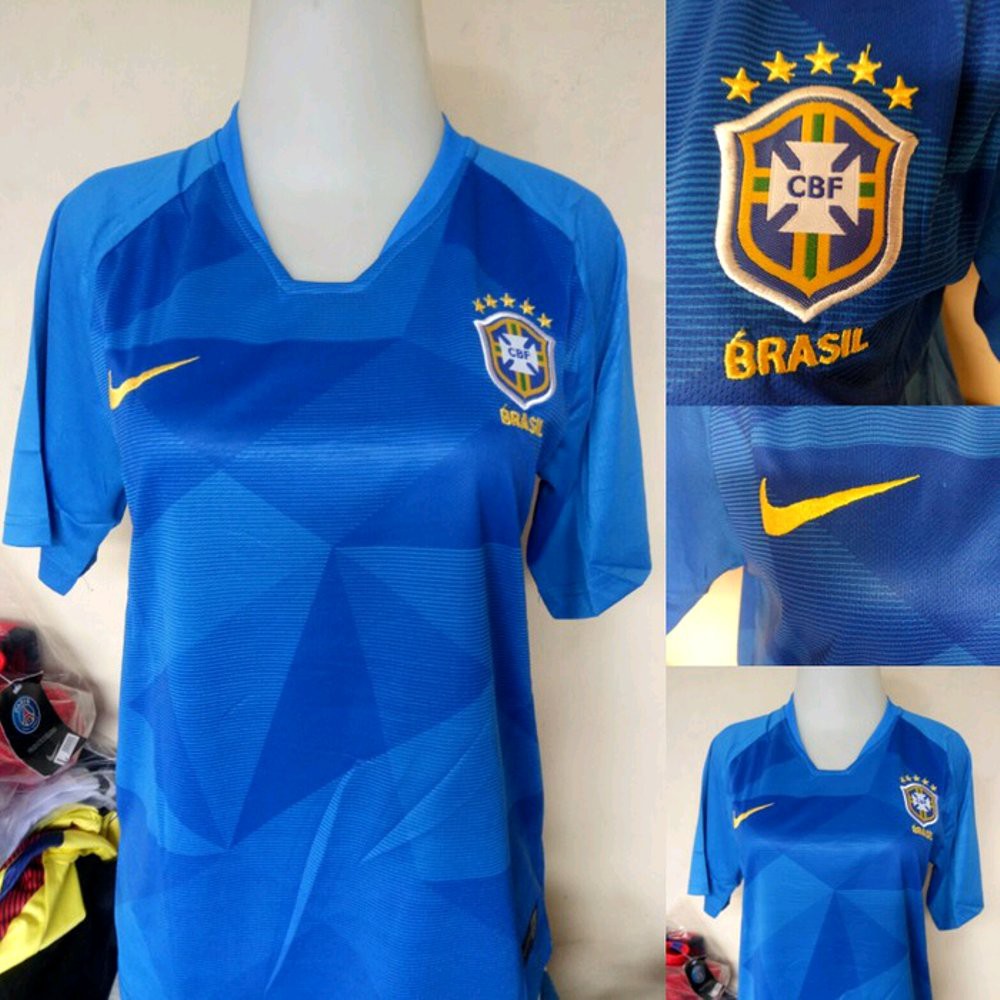 Dijual JERSEY WORLD CUP 2018 BRAZIL AWAY LADIES GRADE ORI Murah