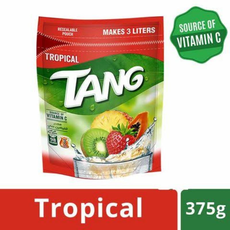 

Minuman Bubuk Tang Tropical 375gr EXP: 14/06/2023