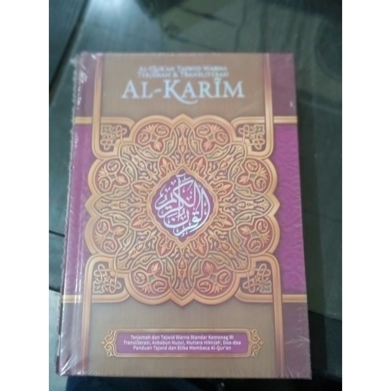 AL QURAN TERJEMAH AL KARIM,A5 AL QURAN TAJWID WARNA DAN TRANSLITERASI