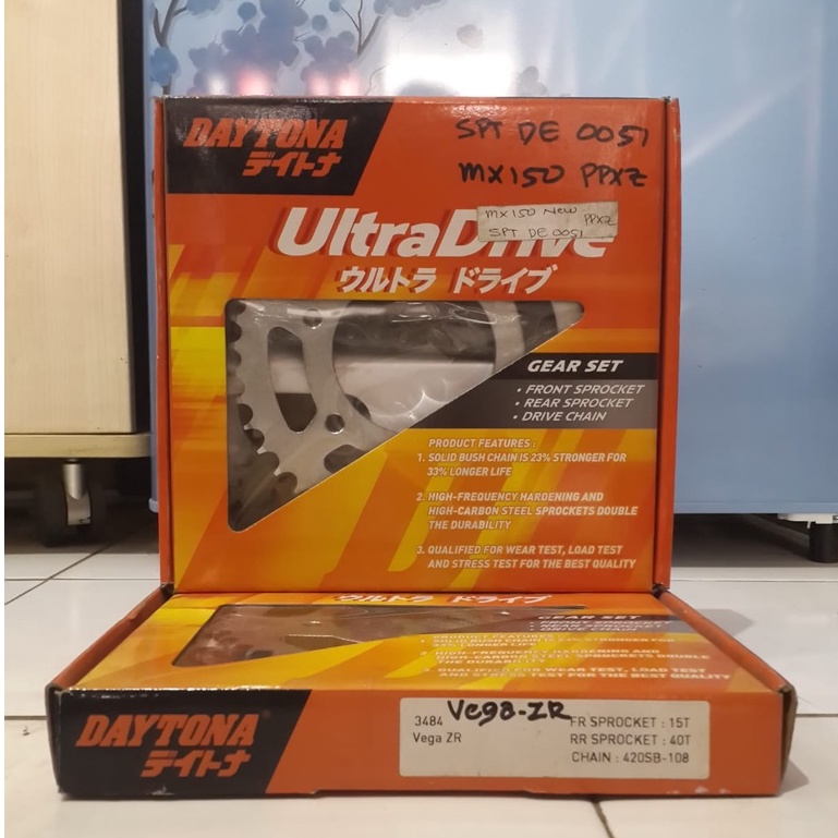 NEW GEAR GIR SET RACING VEGA ZR/VEGA RR ASLI ORI DAYTONA