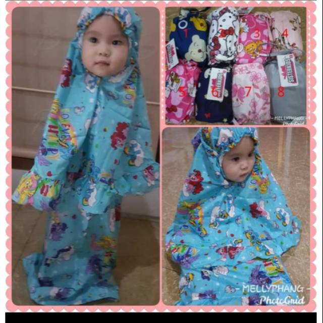 Mukena anak Sisterkids size 8 10 12