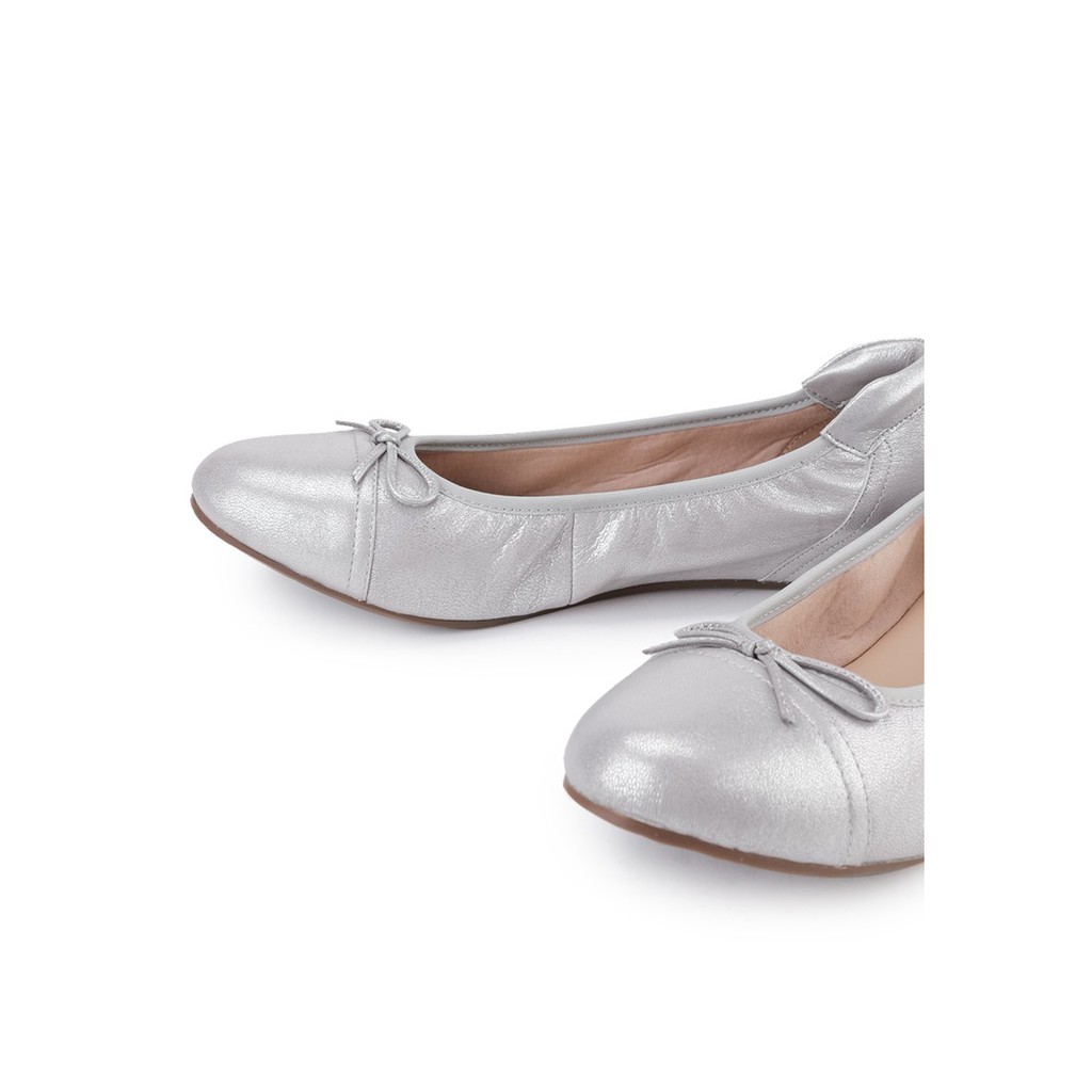 Sepatu Flat Shoes Obermain Wanita Terbaru Original A-halena Silver