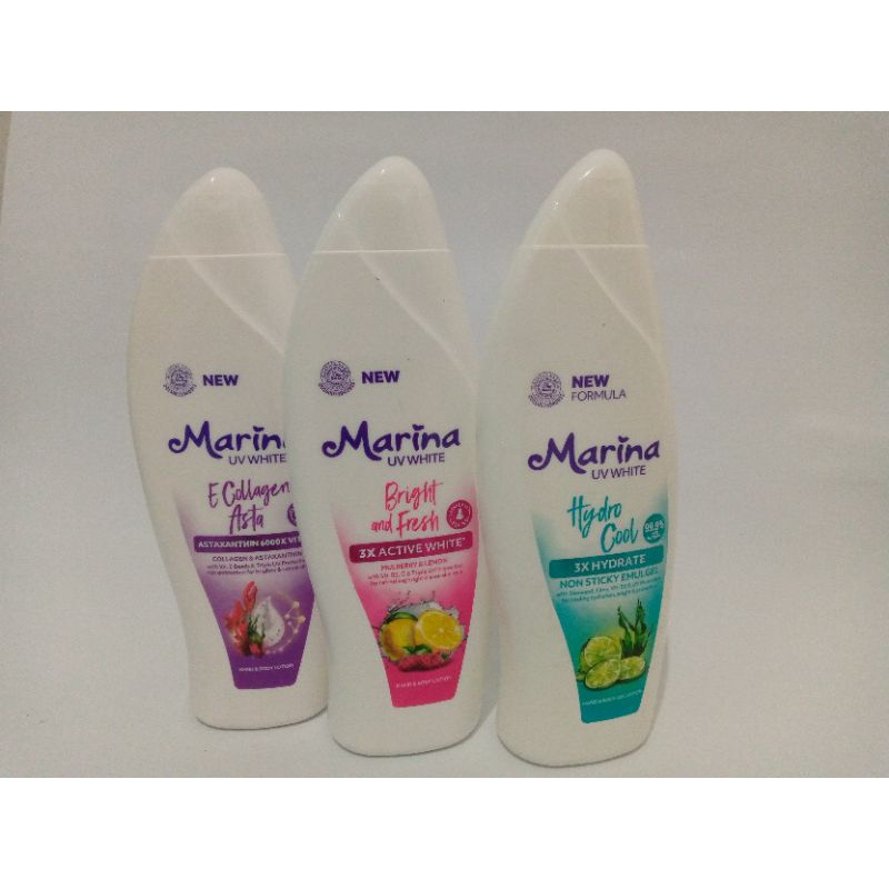Marina UV white hand and body Lotion Hydro Cool 460ml