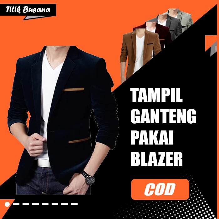 COD BLAZER PRIA KOREA WILLY MAROON | JAS BLAZER SLIM FIT BODY FIT KEREN | JAS PRIA CASUAL EXECUTIVE