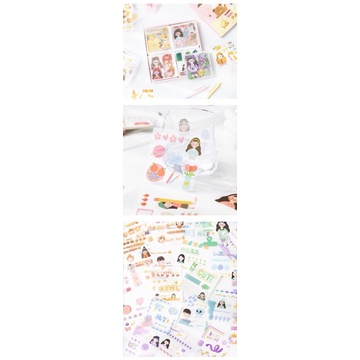 TEA TIME 1 LEMBAR CUTE DECO STICKER CARTOON FANCY KAWAII KOREAN JAPANESE STYLE DIY SCRAPBOOK JURNAL DIARY STIKER LUCU AESTHETIC LOVELY PINK GIRLS KARAKTER KARTUN ANAK PEREMPUAN BOTOL AIR MINUM VIRAL LAPTOP PHONE CASE HP UNIK