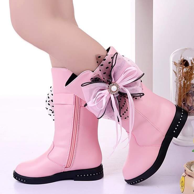  Sepatu  Boot  Warna Pink Anak  Perempuan Sepatu  Pesta Anak  