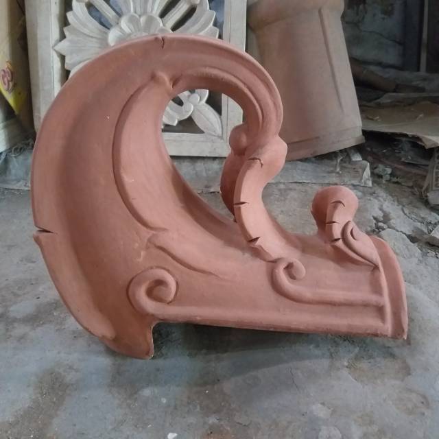 Genteng Gazebo Sudut Werkudara Bahan Tanah Liat