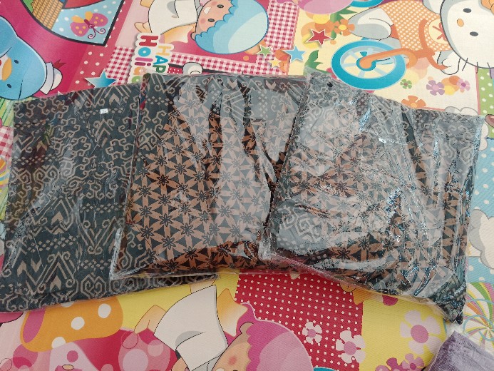 Batik Couple Keluarga Sania Ruffle Ori Ndoro Jowi Dnt Kondangan Pesta Nikahan Batik Modern