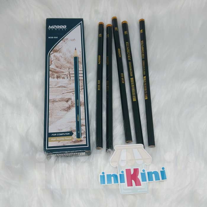 

Pensil Kayu / Pensil Serut 2B M2000 warna Hijau