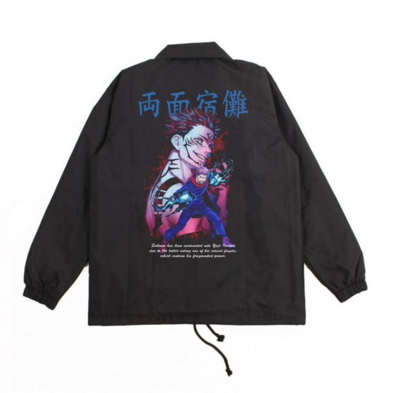 Jacket Coach Anime Jujutsu Kaisen Yuji Itadori Limited Edition
