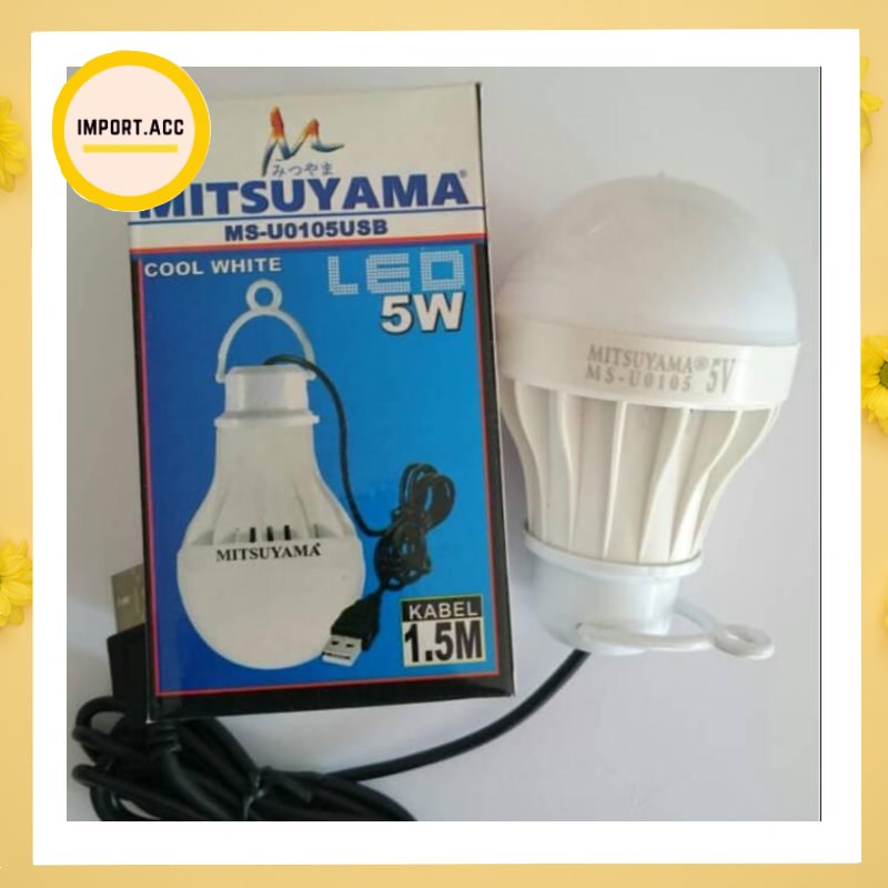 Mitsuyama Lampu LED USB 5 WATT - Bohlam  Mitsuyama Usb [import]