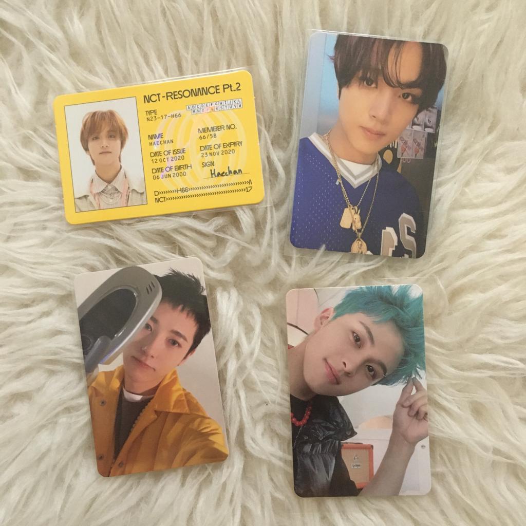 [BACA DESKRIPSI] PC Haechan "Young Star" ver , ID Card Haechan resonance, Renjun Mixtape digipack be
