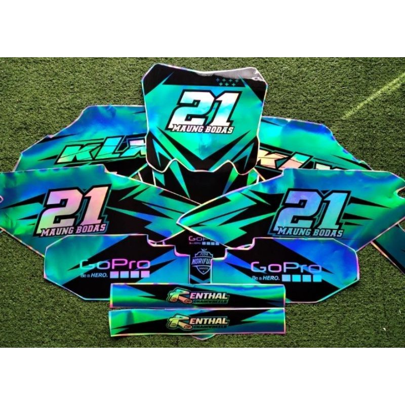 Decal Sticker KlX BF HOLOGRAM,FULLBODY