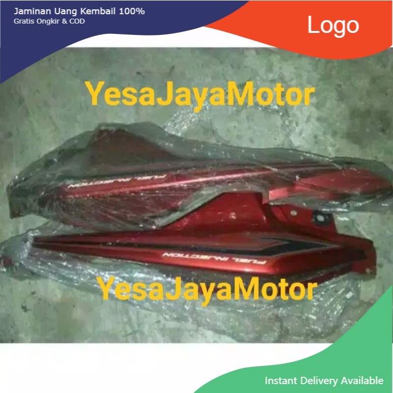 Body Belakang Yamaha Byson Fi Warna Merah / Byson injection