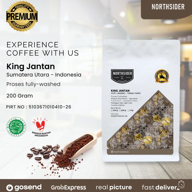 

[ COD ] BIJI KOPI ARABIKA KING JANTAN TANAH KARO - 200GR NORTHSIDER COFFEE TERBARU Kode 652