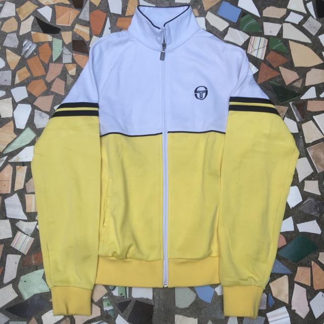 sergio tacchini track top yellow