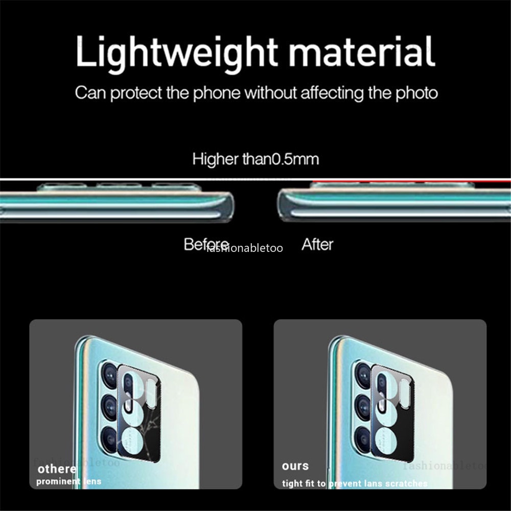 Pelindung kamera Realme 8 4G C21 C25 C21Y C11 C12 C15 Tempered Glass camera 3D Anti gores Full lens lensa protector