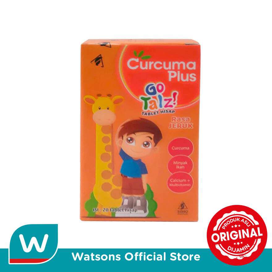 Curcuma Plus Go Talz Jeruk 20s