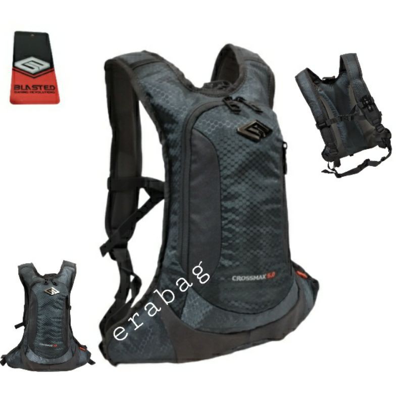 BLASTED Tas Sepeda Gunung Ransel 200650 Abu Backpack Mountain Riding Bicycle Outdoor