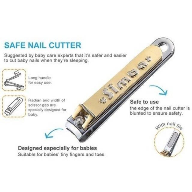 1745 Simba Nail Cutter / Gunting Kuku Bayi Anak