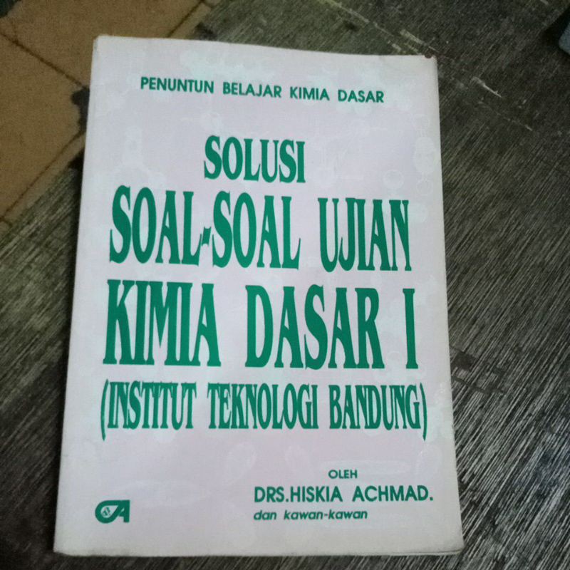 penuntun belajar kimia dasar solusi soal soal ujian kimia dasar 1