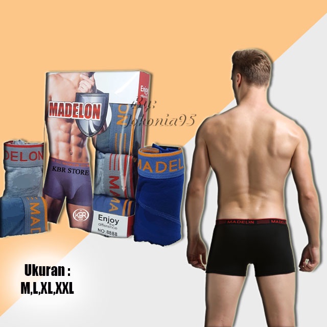 Boxer Madelon Art 8880 - boxer pria - Celana dalam pria