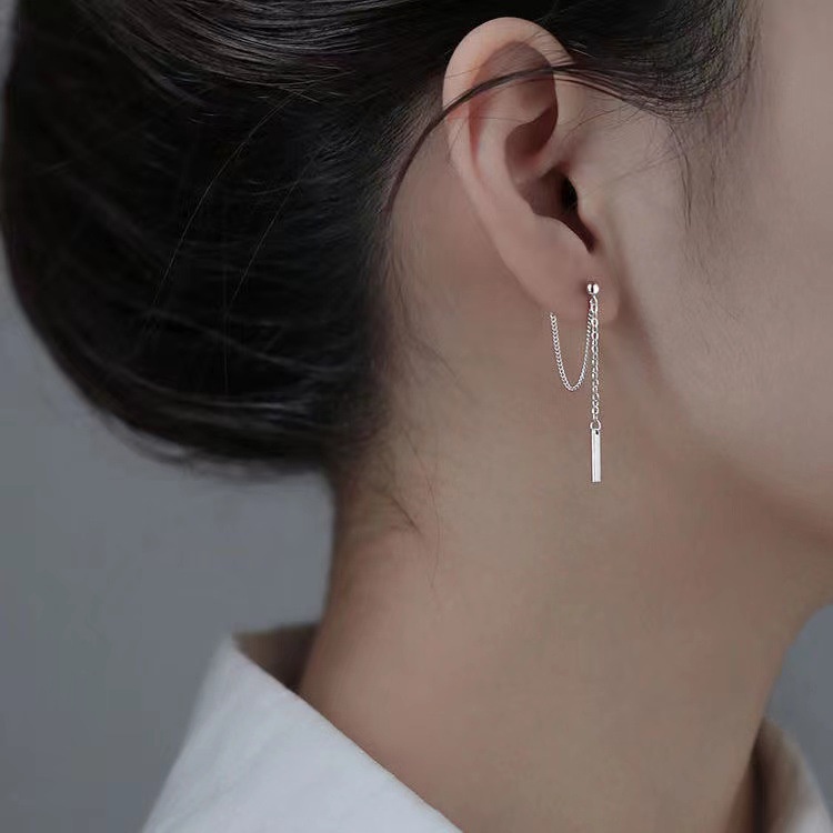 Anting Rumbai Panjang Gaya Korea Untuk Wanita