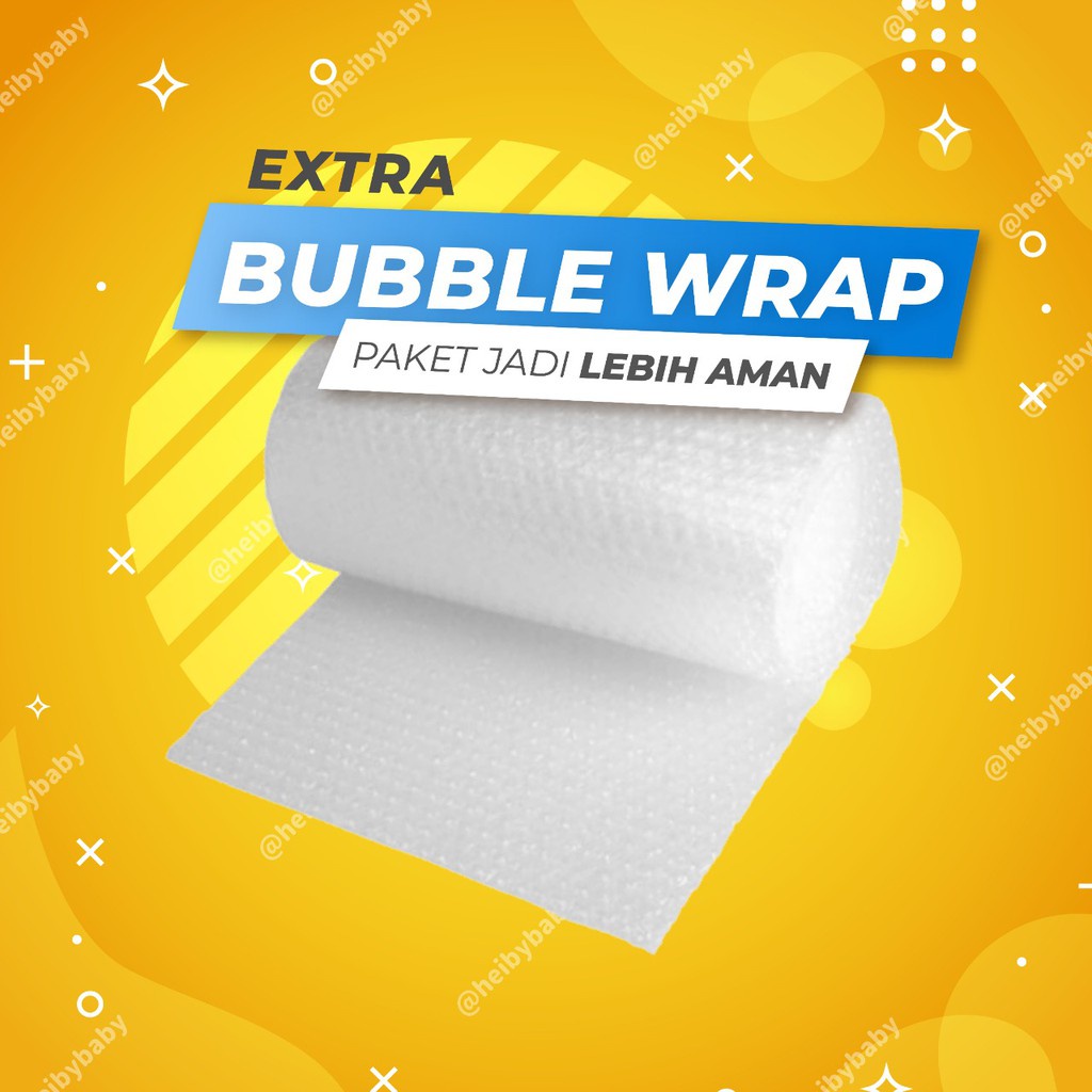 

EXTRA BUBBLE WRAP untuk packing lebih aman