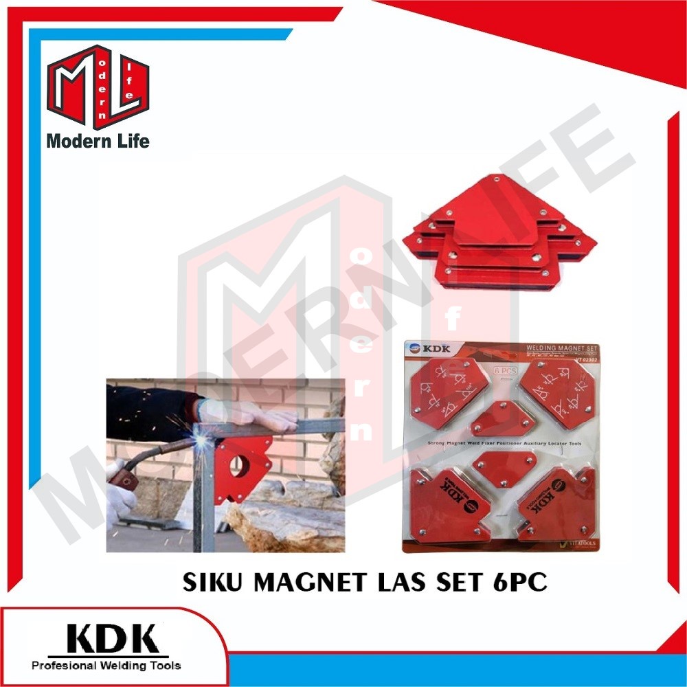 SIKU MAGNET LAS SET 6 PCS KDK / MAGNETIC WELDING HOLDER KDK SET 6PCS