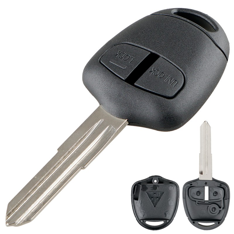 Casing Shell Kunci Remote Mobil 2tombol Dengan Blade Untuk Mitsubishi