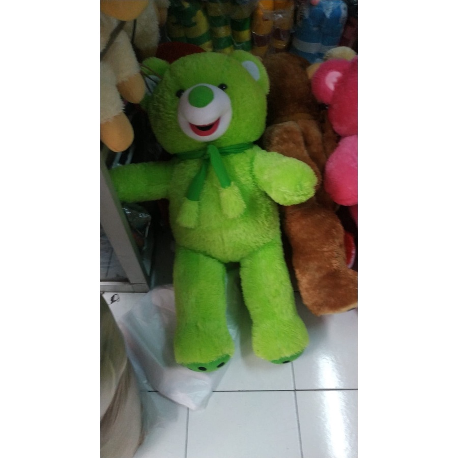 BONEKA BERUANG PLUFYY CANTIK BONEKA TEDDY BEAR BONEKA LUCU BONEKA PAKAI LOVE BONEKA BERBULU