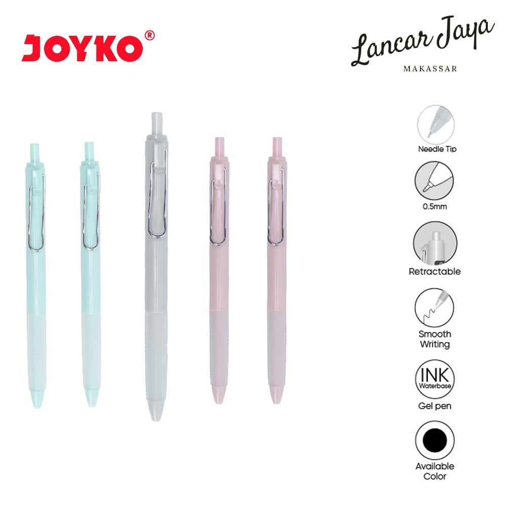 

[ 1 PCS ] Gel Pen Pulpen Pena Joyko GP-343 Pasuteru Gel 0.5 mm