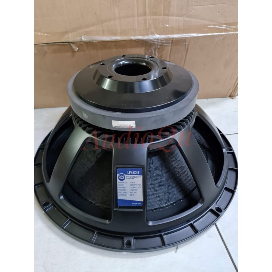 KOMPONEN SPEAKER RCF LF18X451/ LF18 X451 VOICE COIL 4.5 INCH 2400 WATT