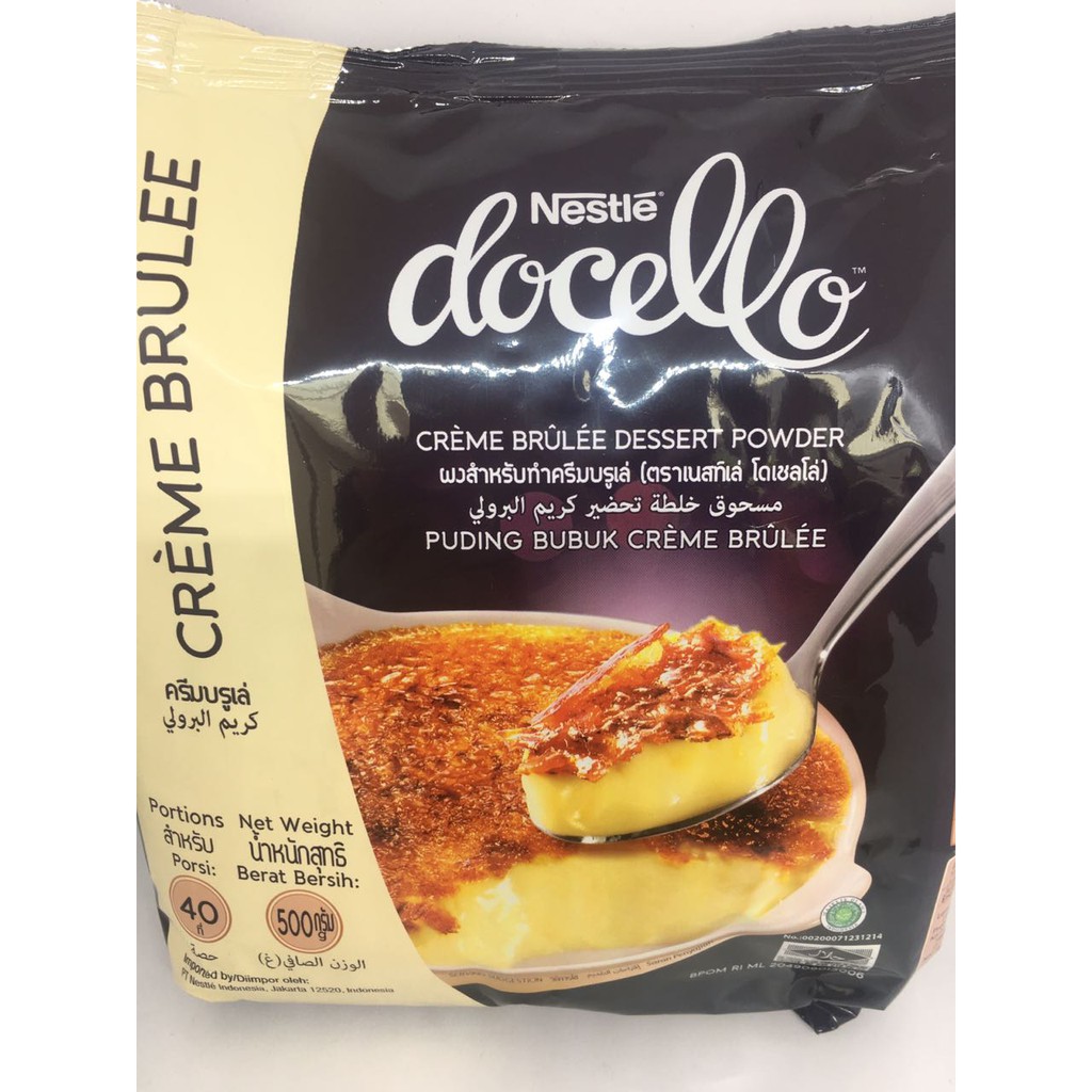 Jual NESTLE DOCELLO CREME BRULEE 500gr Shopee Indonesia