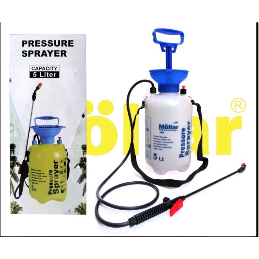 SPRAYER MANUAL MOLLAR 5 LITER SEMPROTAN HAMA DISINFEKTAN IRIGASI TAMAN