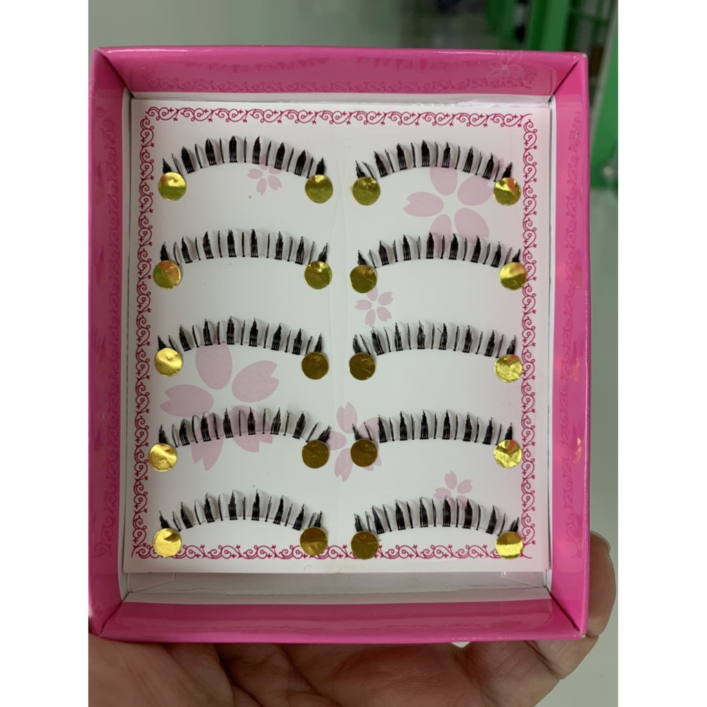 (BOW) Bulu Mata Palsu False Eyelashes Bawah Kotak Pink (W17,W16,W15,W09,505,W11,W05)