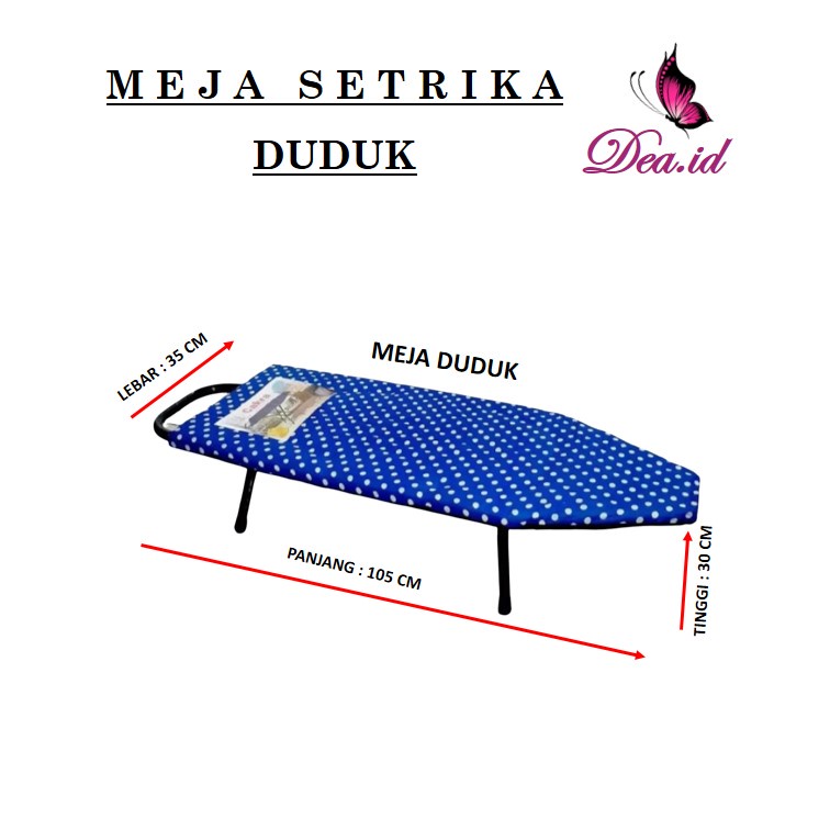 [DEASHOP] MEJA GOSOK BERDIRI - MEJA SETRIKA LIPAT BESI BERDIRI - MEJA SETRIKA BERDIRI &amp; DUDUK KOKOH AWET