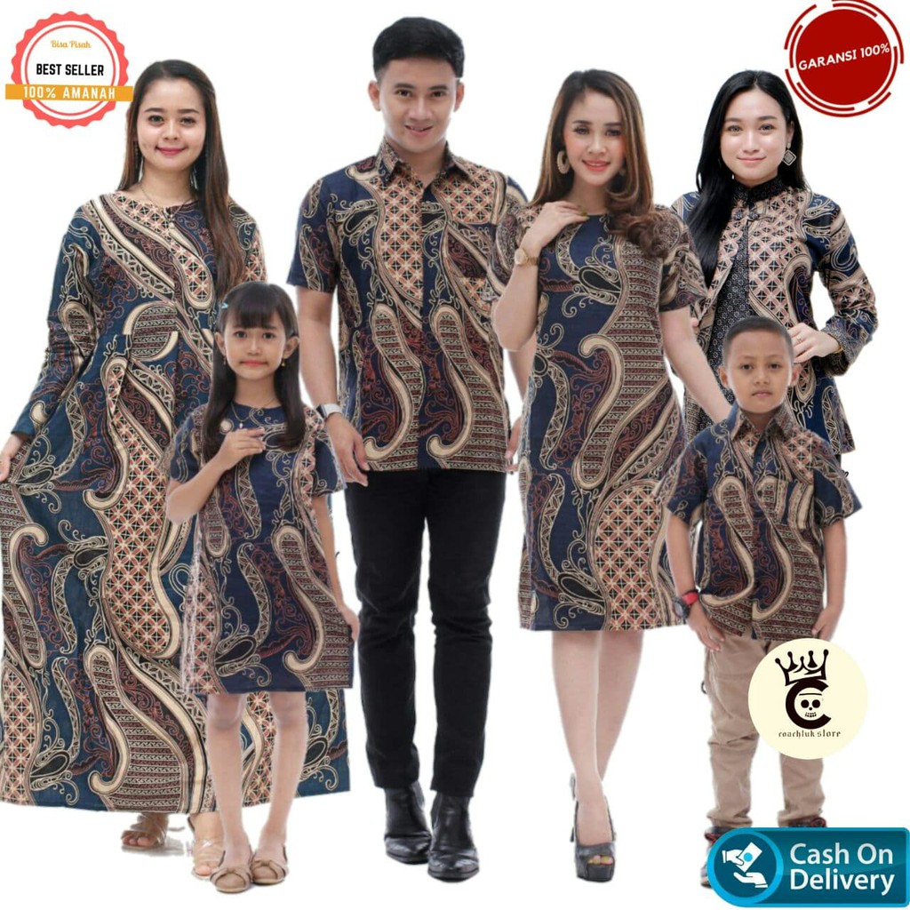 Paling Murah Batik Couple Keluarga Modern Sania Ruffle Ori Ndoro Jowi Dnt Motif Banyu Mili Navy Termurah Shopee jYYqZWKhe7zMR1M