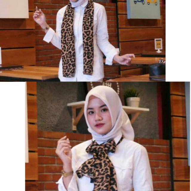 Scarf / Syal Motif / Syal Leher / Syal Murah / Fashion Wanita (RANDOM)