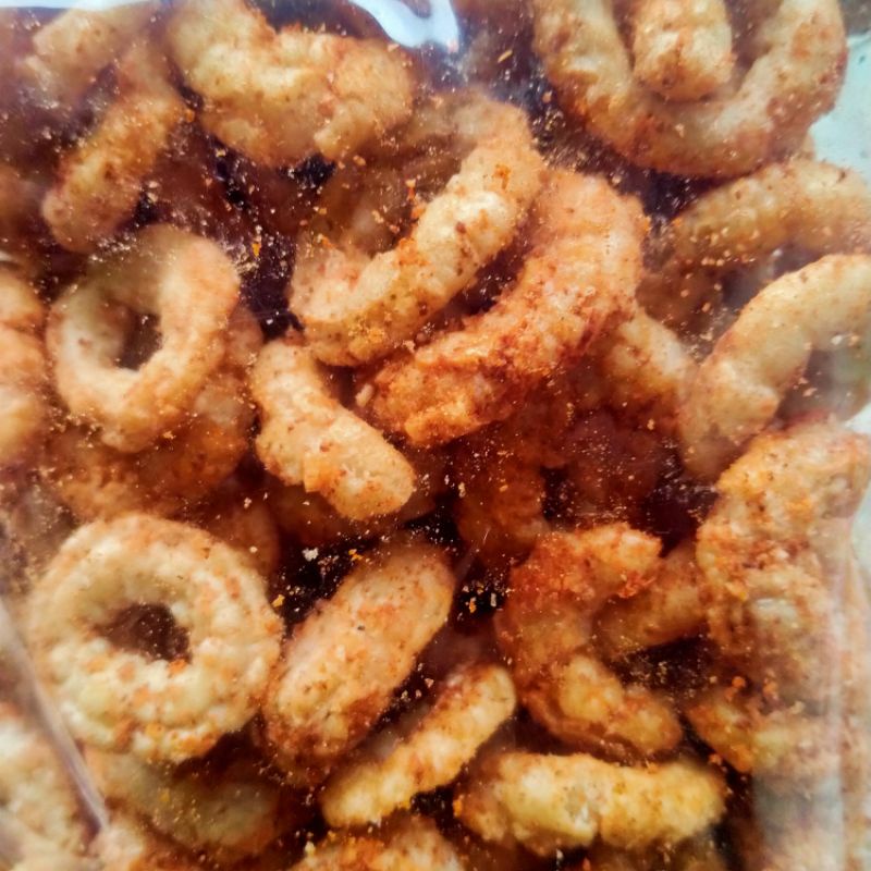 

Slondok udang pedas 250gr | camilan kiloan murah