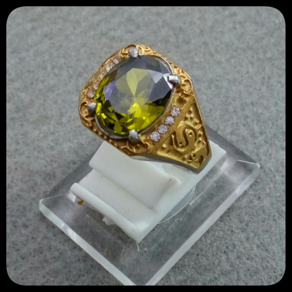 CINCIN PERMATA GREEN PERIDOT CERIAKAN JARIMU