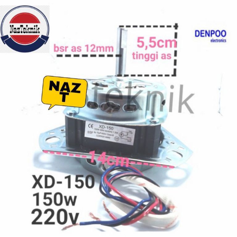 DINAMO PENCUCI MESIN CUCI 2 TABUNG DENPOO