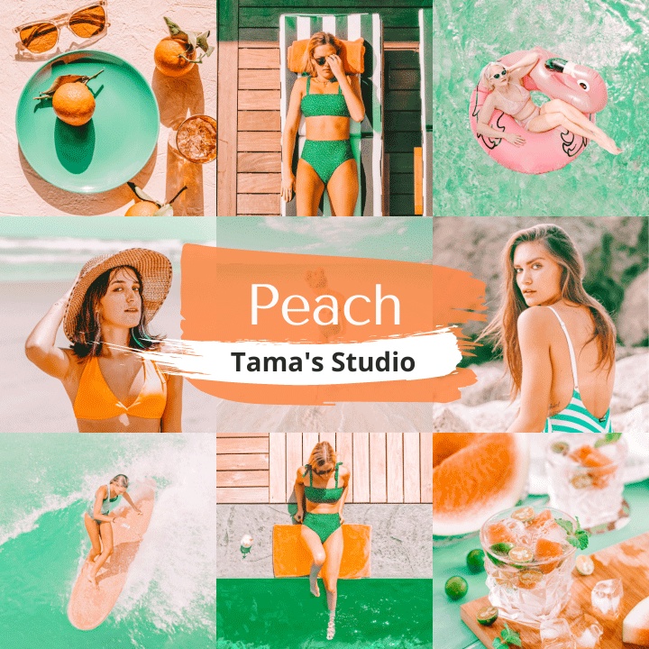 21 Premium Lightroom Preset Peach (21 Preset) IOS/Android adn Dekstop