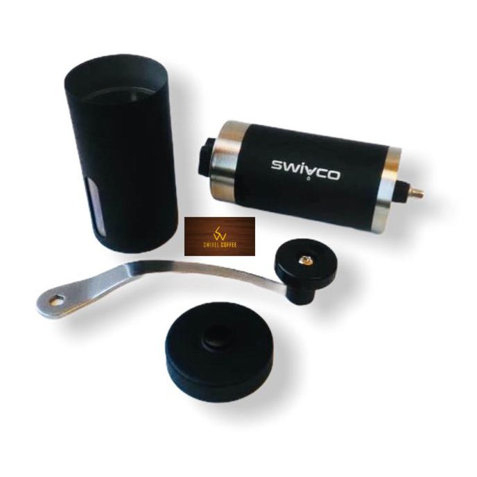 Coffee Grinder Manual Stainless Black Swivco , Cg-Sw5003.