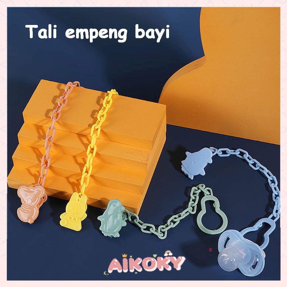 AIKOKY Tali empeng bayi lucu/Pacifier clip BPA Free