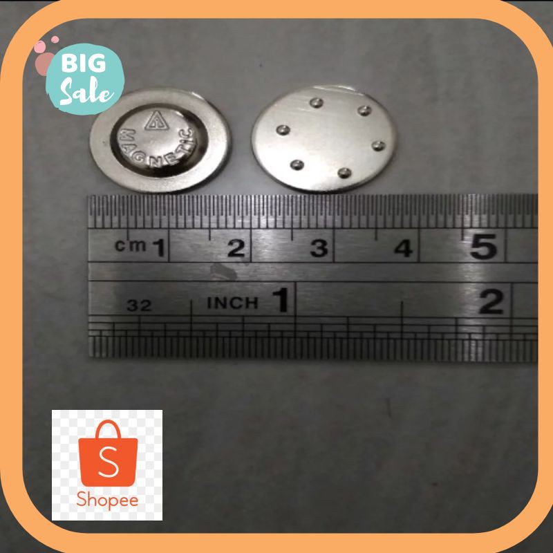 

Termurah Coution Magnetic Strong Magnetic Magnet Bulat pin wing lencana Magnet Name Tag 17mm 17cm