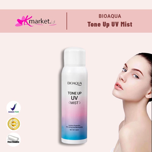 BIOAQUA -  Tone Up UV Mist 150ml brightening anti uv moisturizing spray wajah/body spray