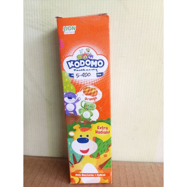 KODOMO TOOTHPASTE STAWBERRY, OREN, GRAPE 45g