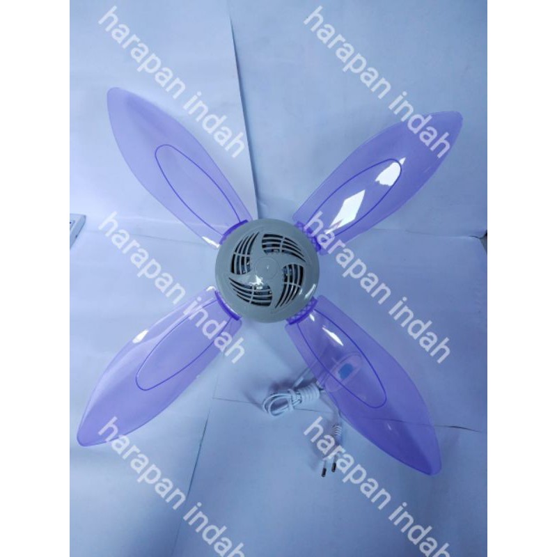 Kipas angin baling2 warna bening ugun /mini fan 28w